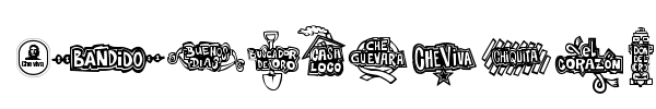 FE Che Viva Banana font preview